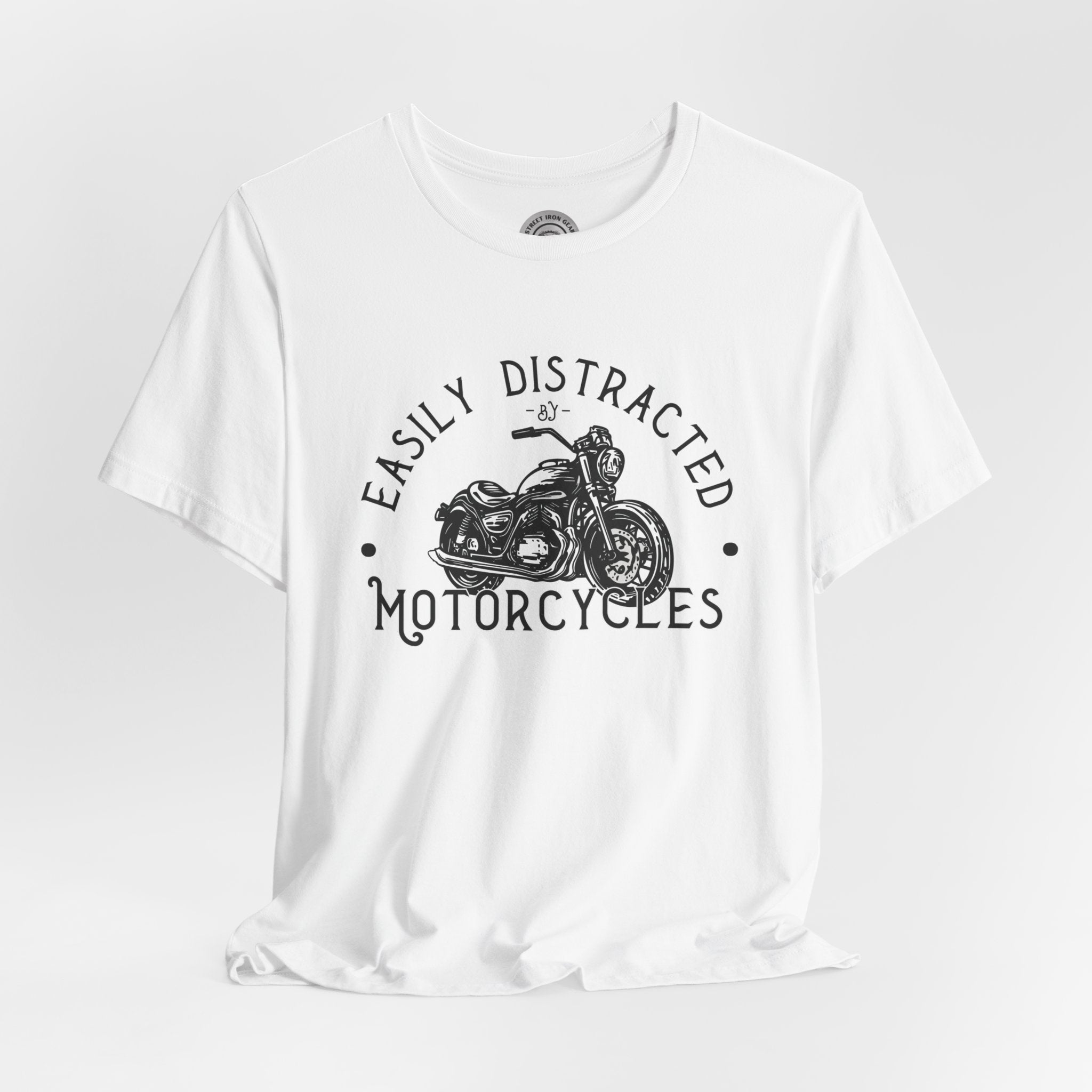 Funny Motorcycle Crew Neck TShirt