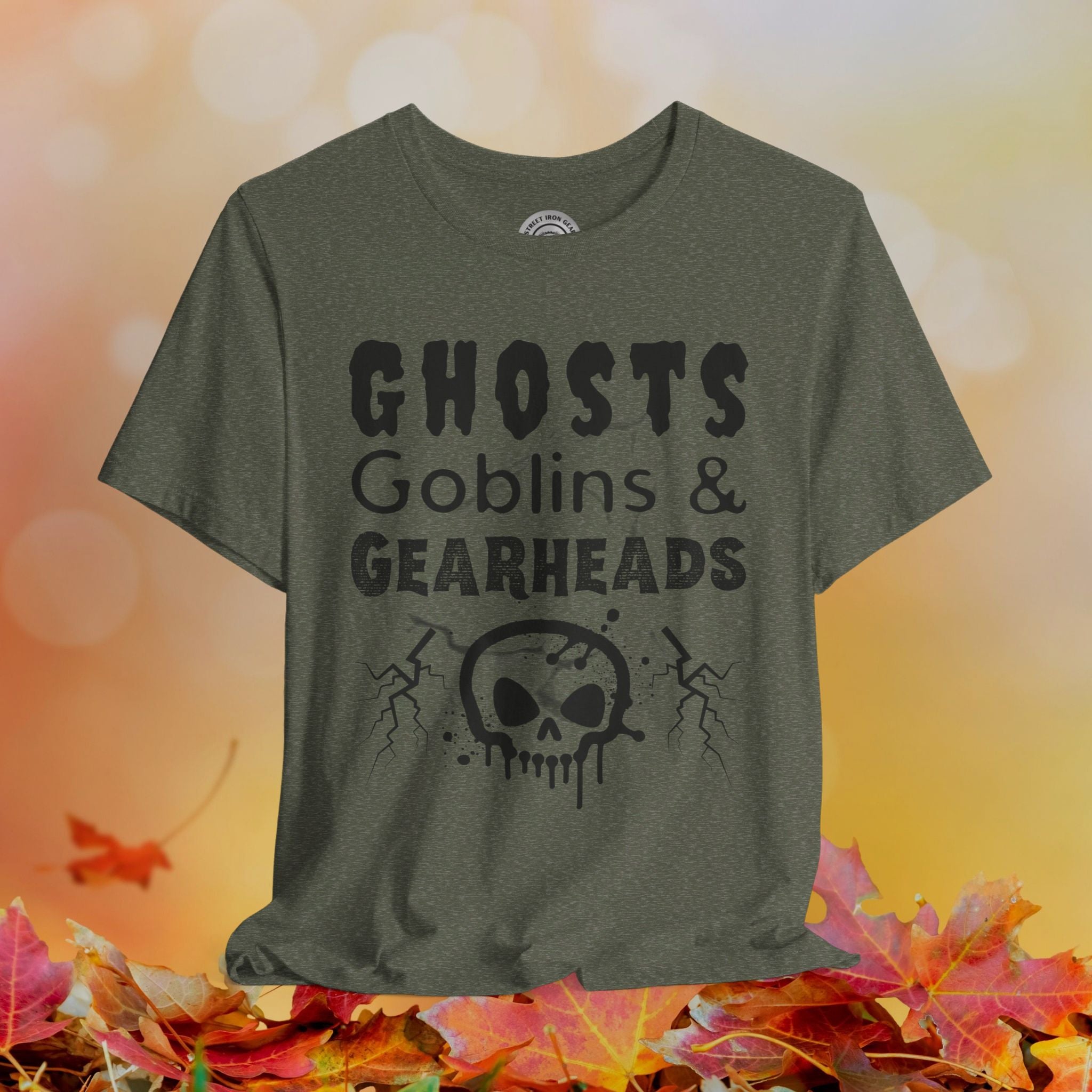 Halloween Gearhead Crew Neck TShirt