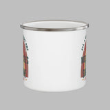 Ladies Motorcycle Culture Enamel Camping Mug 12oz