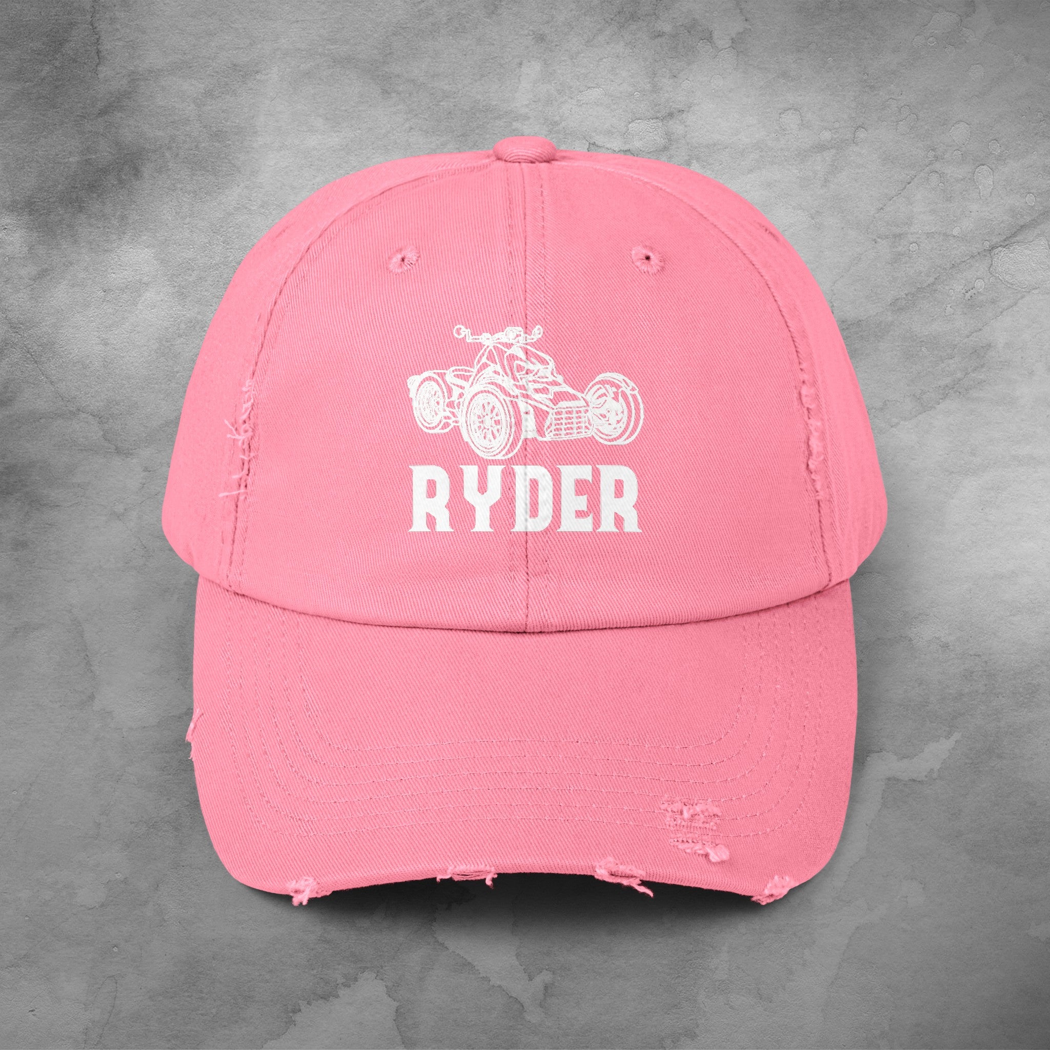 CanAm Ryker Ryder Unisex Distressed Cap