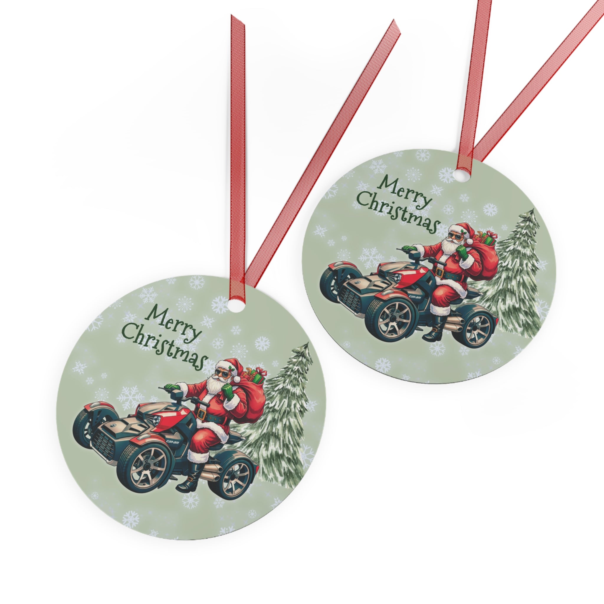 Merry Christmas Can-Am Ryker Ornament