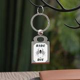 Ride or Die Spyder Motorcycle Keychain