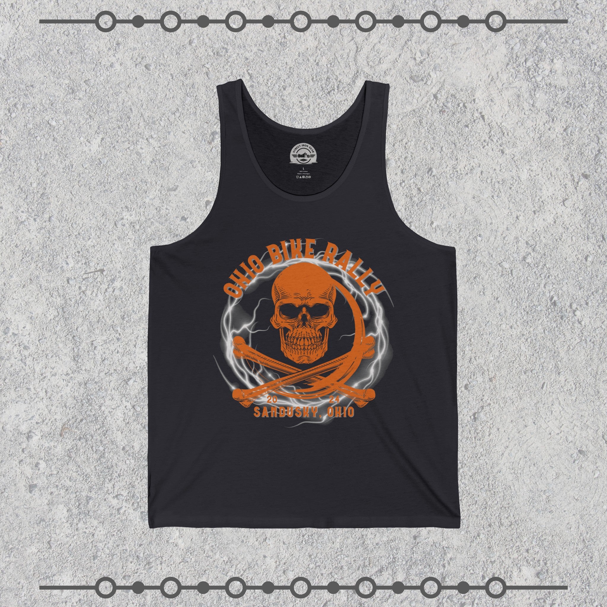 Ohio Bike Rally 2024 Skull Jersey Tank