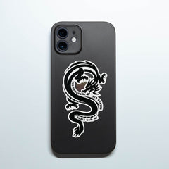 Tail of the Dragon Black Motorcycle Decal