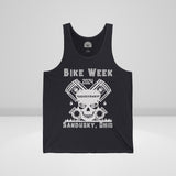 Ohio Bike Rally 2024 Tiki Skull Unisex Jersey Tank