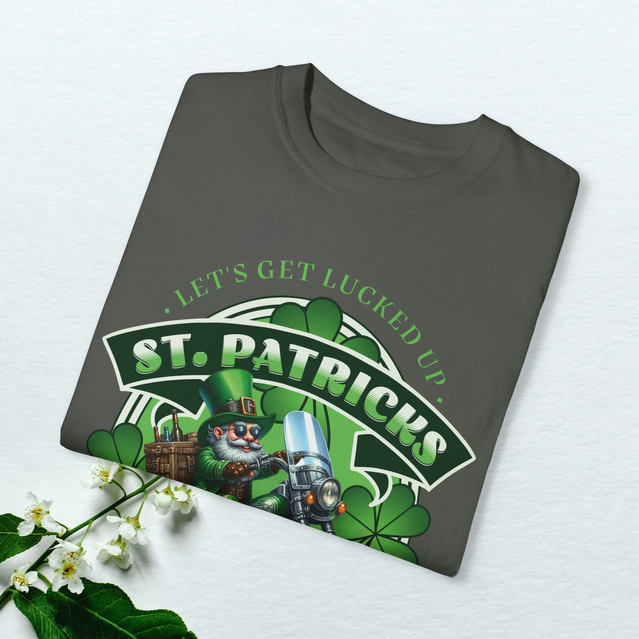 St Patrick's Day Crew Neck Tshirt - Let's Get Lucked Up