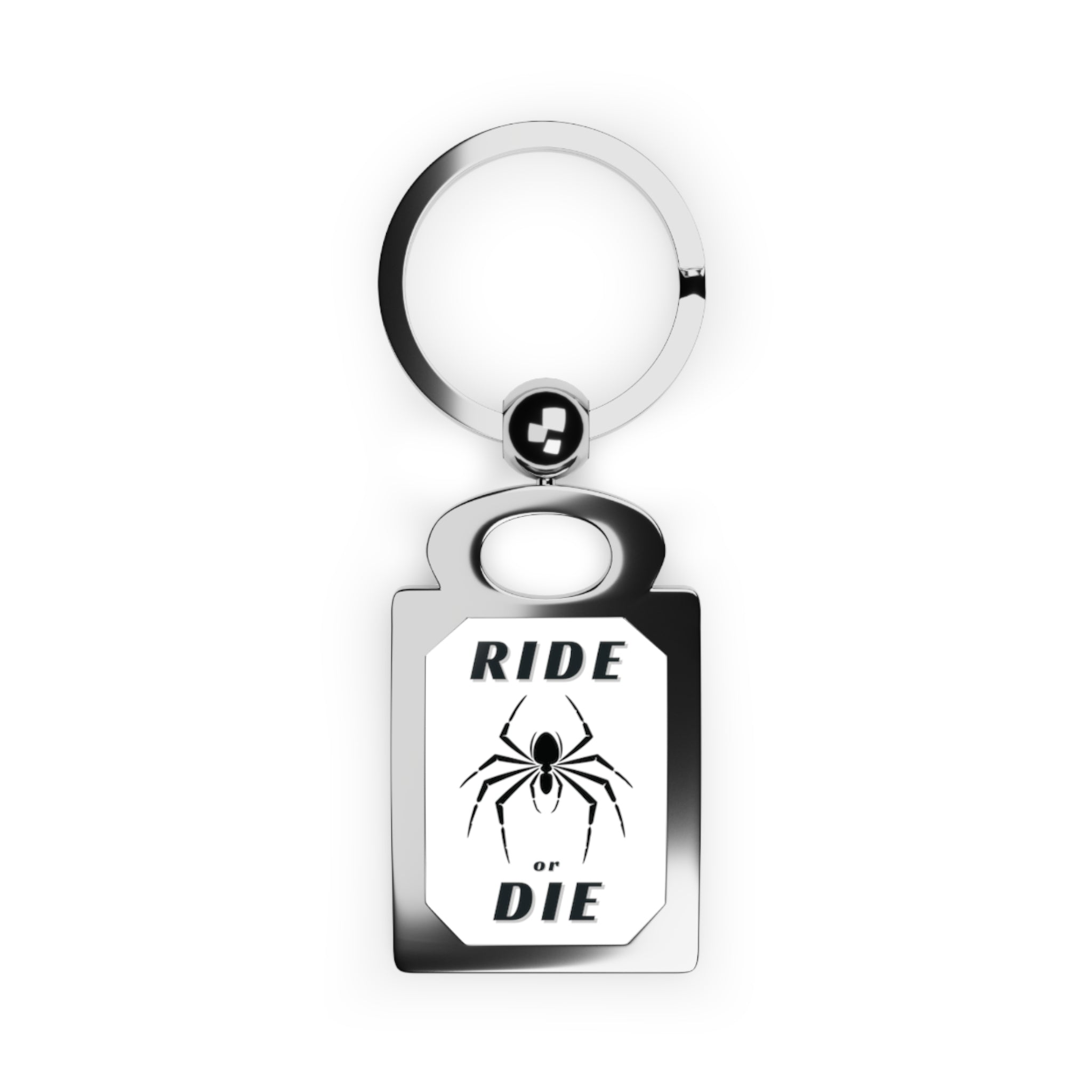 Ride or Die Spyder Motorcycle Keychain