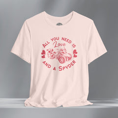 Ladies Boho Heart Can-Am Spyder Crew Neck TShirt