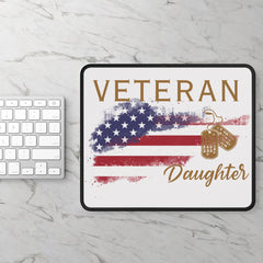 American Veteran Daughter Mouse Pad