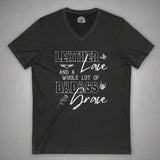 Lady Biker V-Neck TShirt