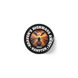 Biker Memorial Angel Design - Round Sticker Roll