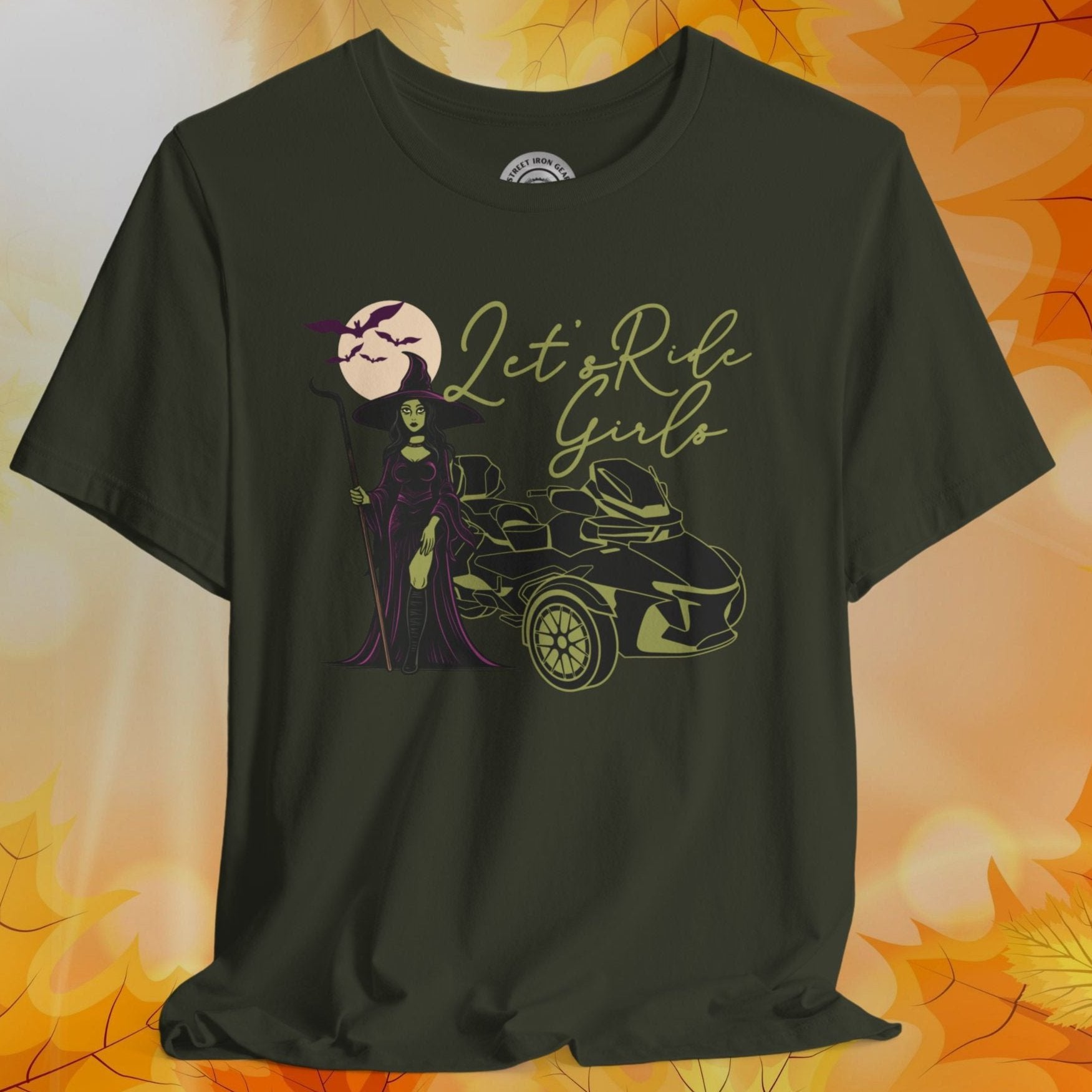 Can-Am Spyder Let's Ride Girls Halloween Crew Neck TShirt