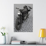 Vintage Motorbike Poster