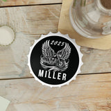 Winged Cruiser Design Biker Memorial Bottle Opener