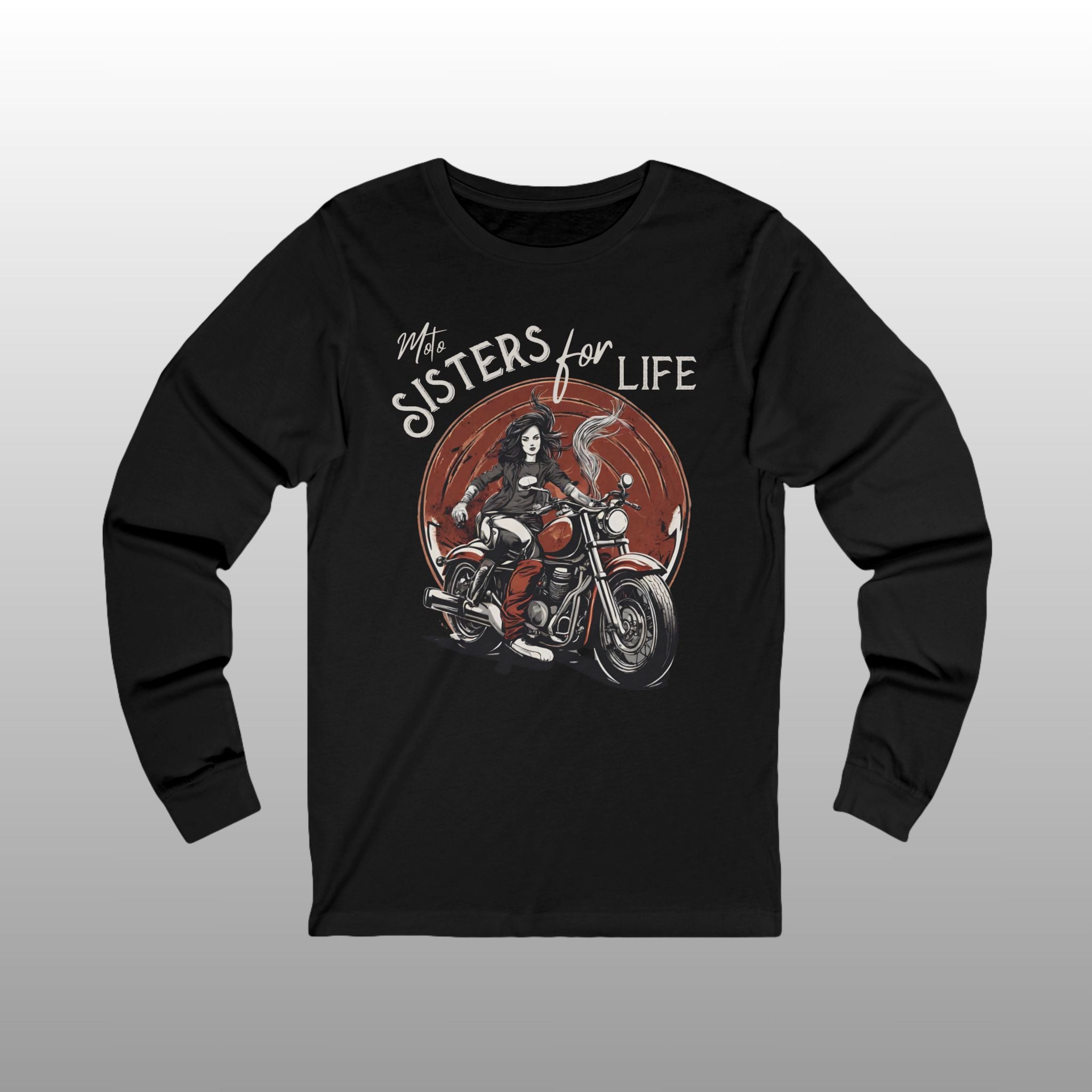 Ladies Biker Culture Crew Neck TShirt