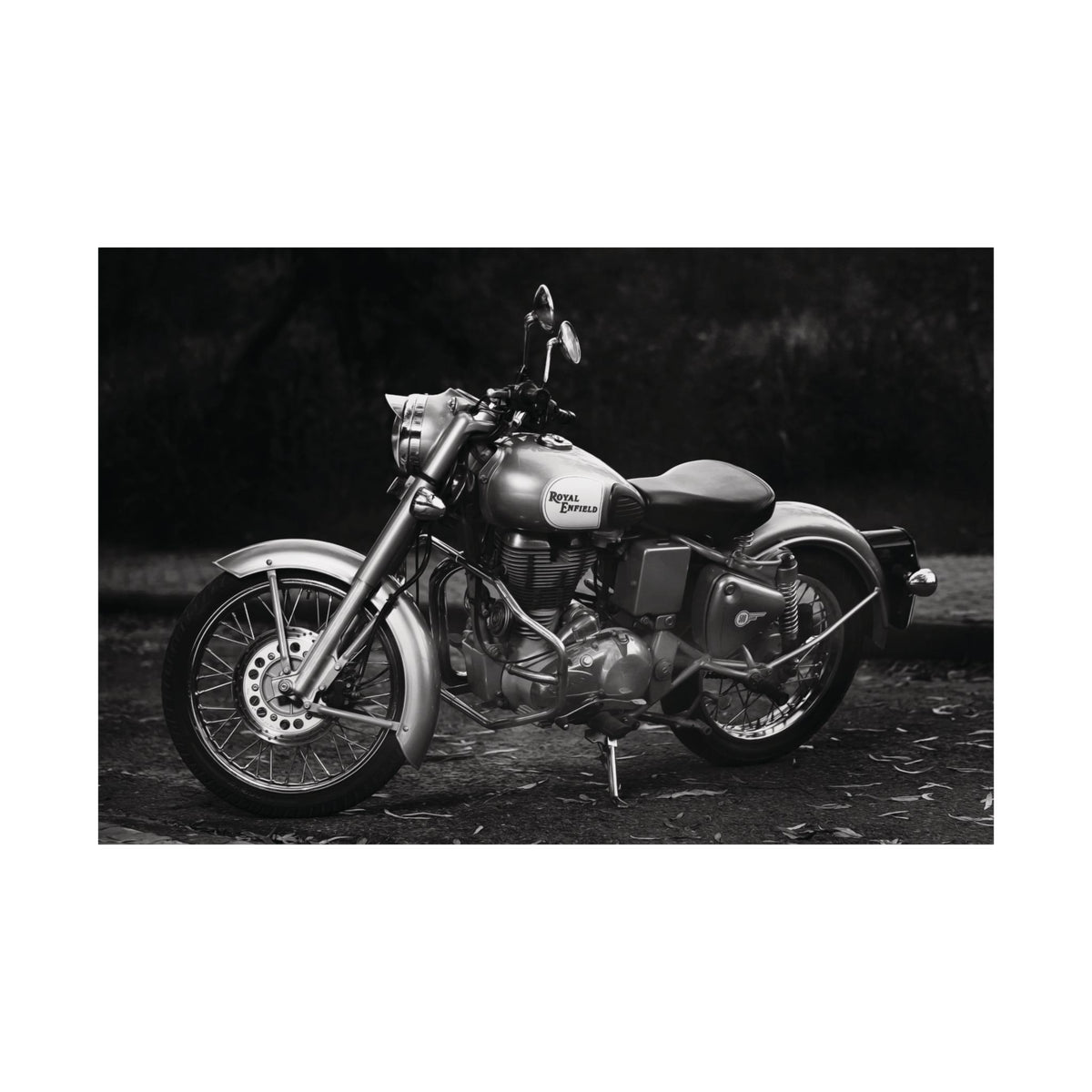 Royal Enfield Motorcycle Poster Print