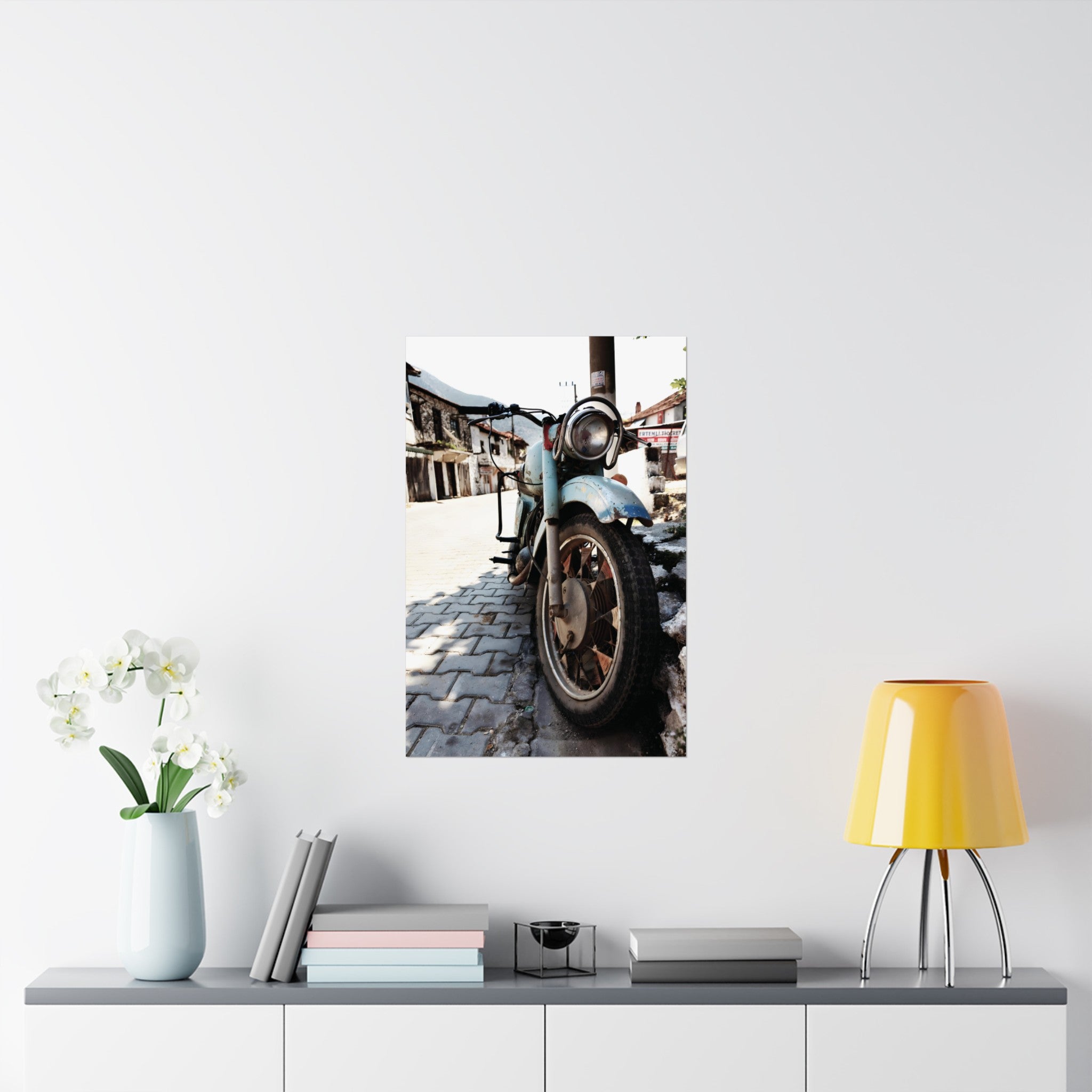 Vintage Motorcycle Poster