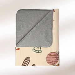 Boho Western Design Sherpa Fleece Blanket