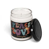 Retro Boho Motorcycle Themed Scented Soy Candle