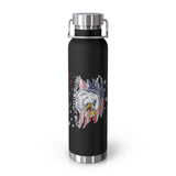 Motorcyclist Map Copper Vacuum Insulated Bottle, 22oz