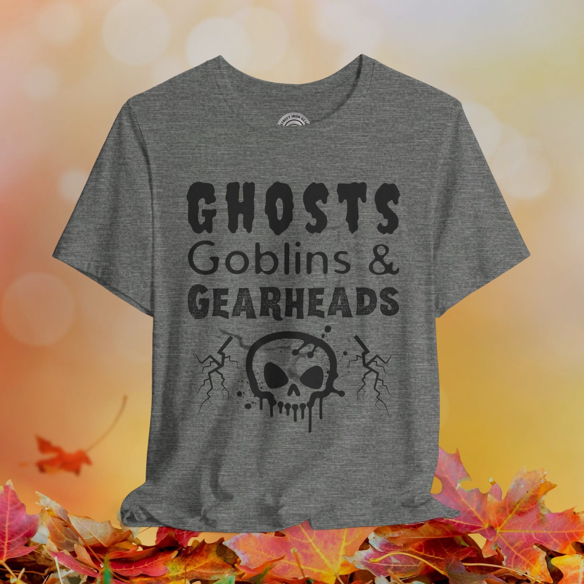 Halloween Gearhead Crew Neck TShirt