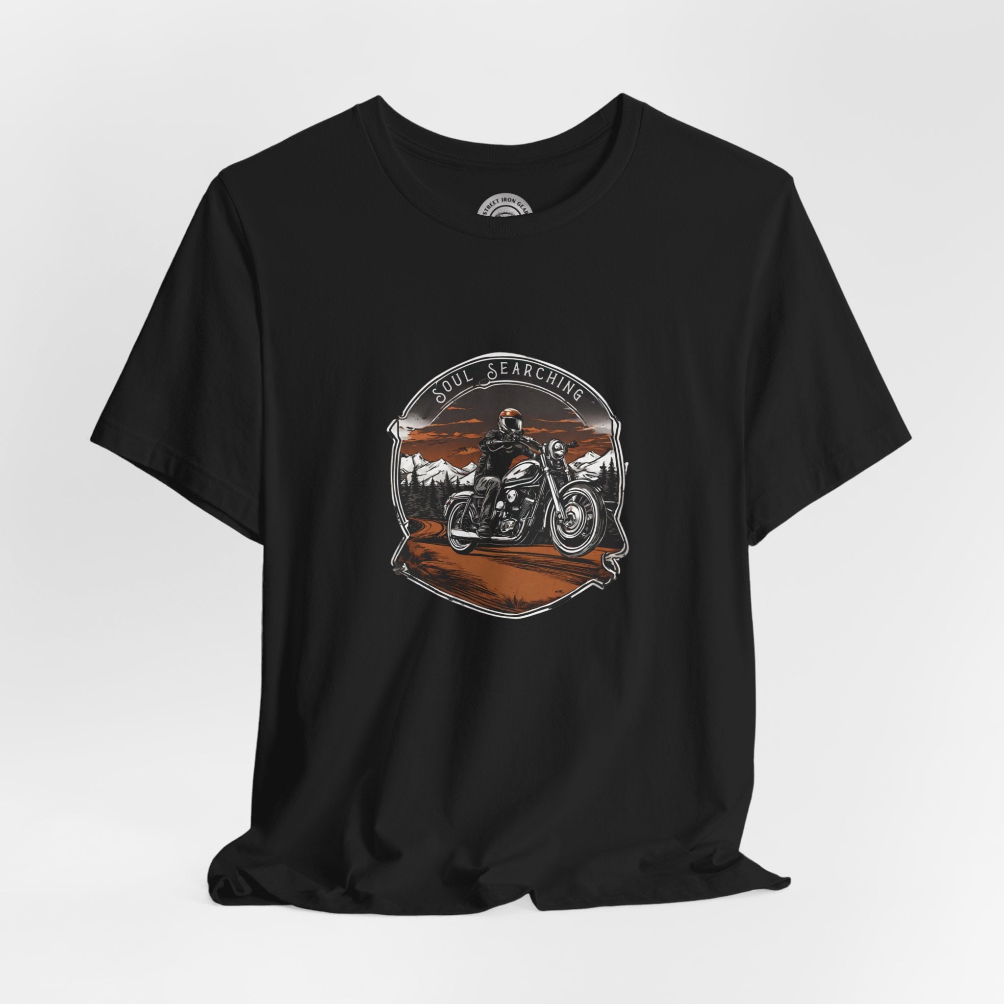 Vintage Style Motorcycle Culture Crew Neck TShirt