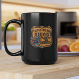 OH-555 Triple Nickel Black Coffee Mug, 15oz