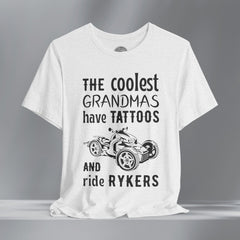 The Coolest Grandmas Ride Rykers Crew Neck TShirt