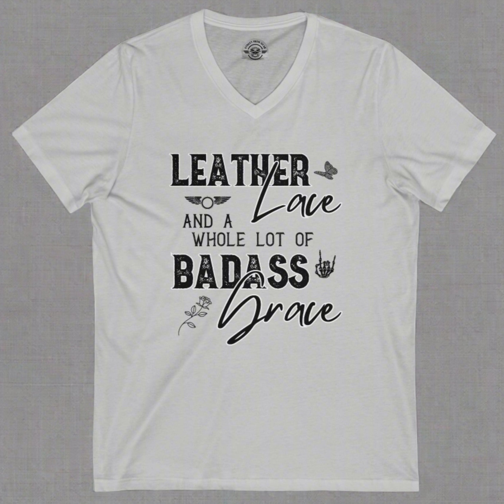 Lady Biker V-Neck TShirt