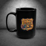 OH-555 Triple Nickel Black Coffee Mug, 15oz