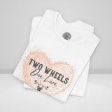 Ladies Motorcycle Love Crew Neck TShirt