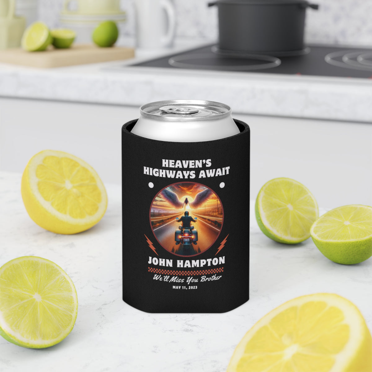 Angel Design Biker Memorial Beverage Holder