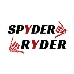 Can-Am Spyder Ryder Hang Loose Motorcycle Helmet Decal