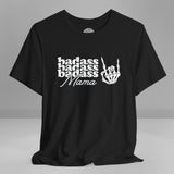 Badass Mama Skull Crew Neck TShirt