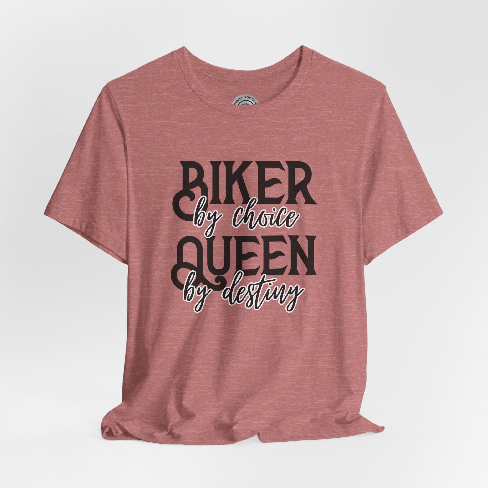 Ladies Biker-Themed Crew Neck TShirt