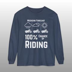 Motorcycle Weekend Forecast Long Sleeve TShirt