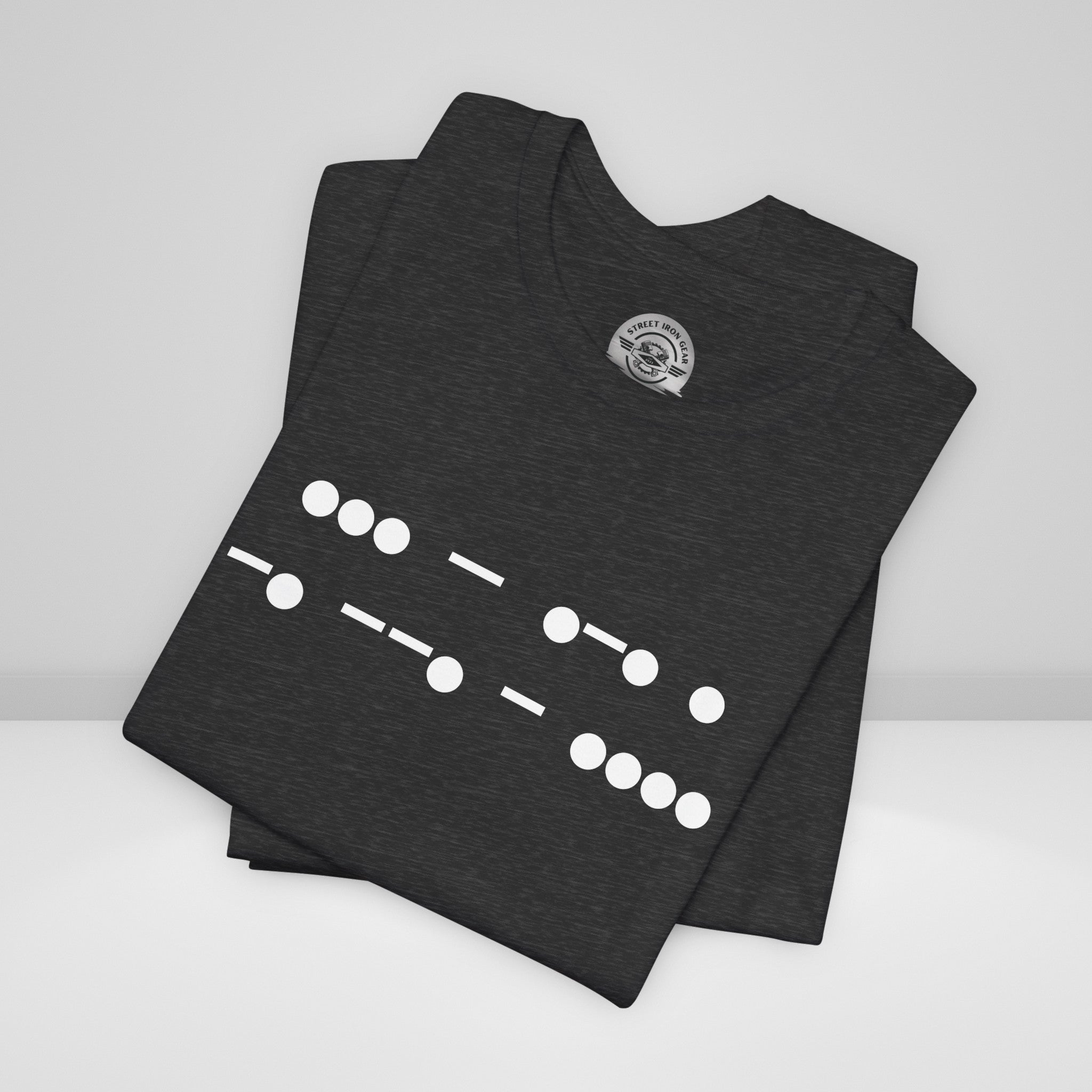 Morse Code 'Strength' Crew Neck TShirt