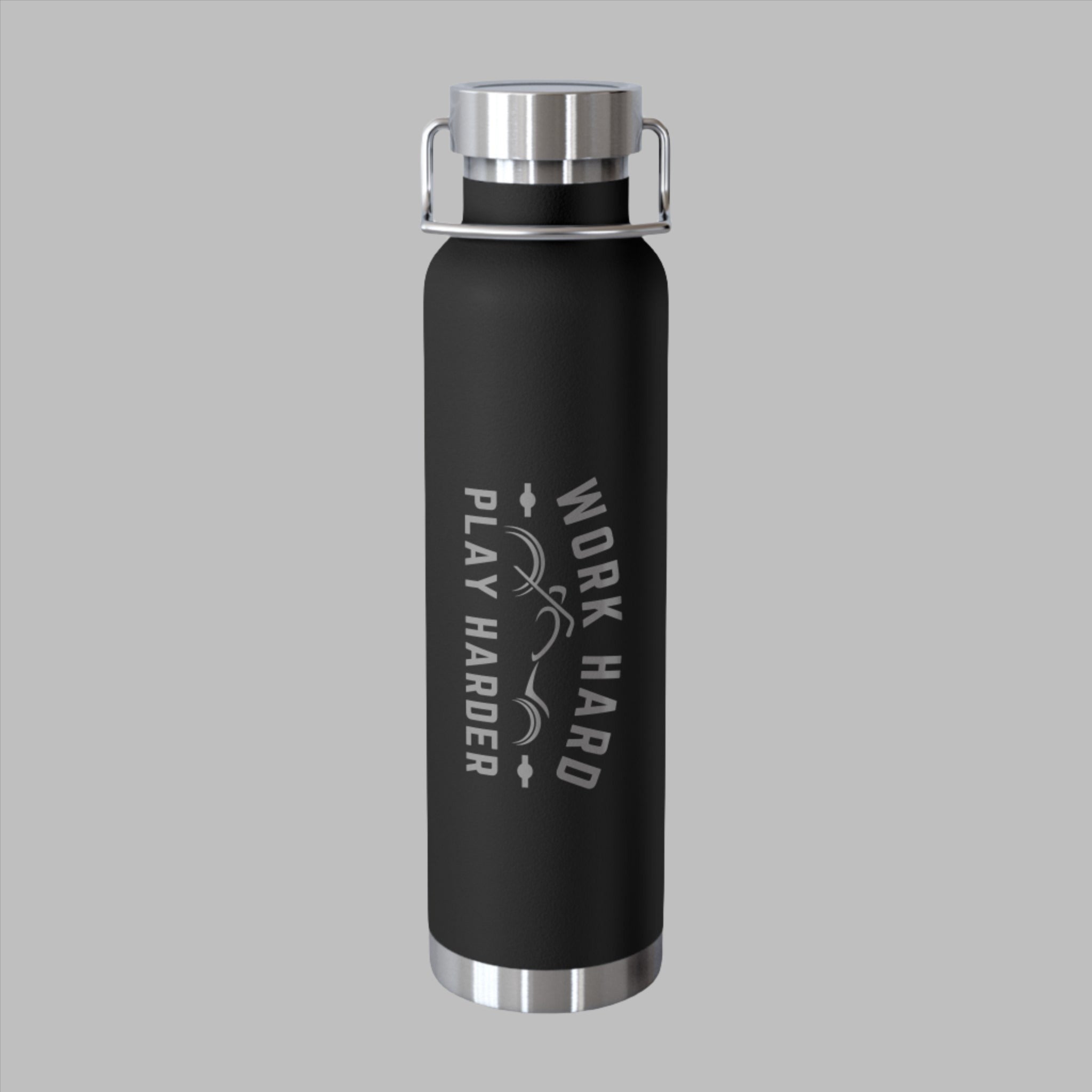 Motorcycle Culture Copper Vacuum Insulated Bottle, 22oz