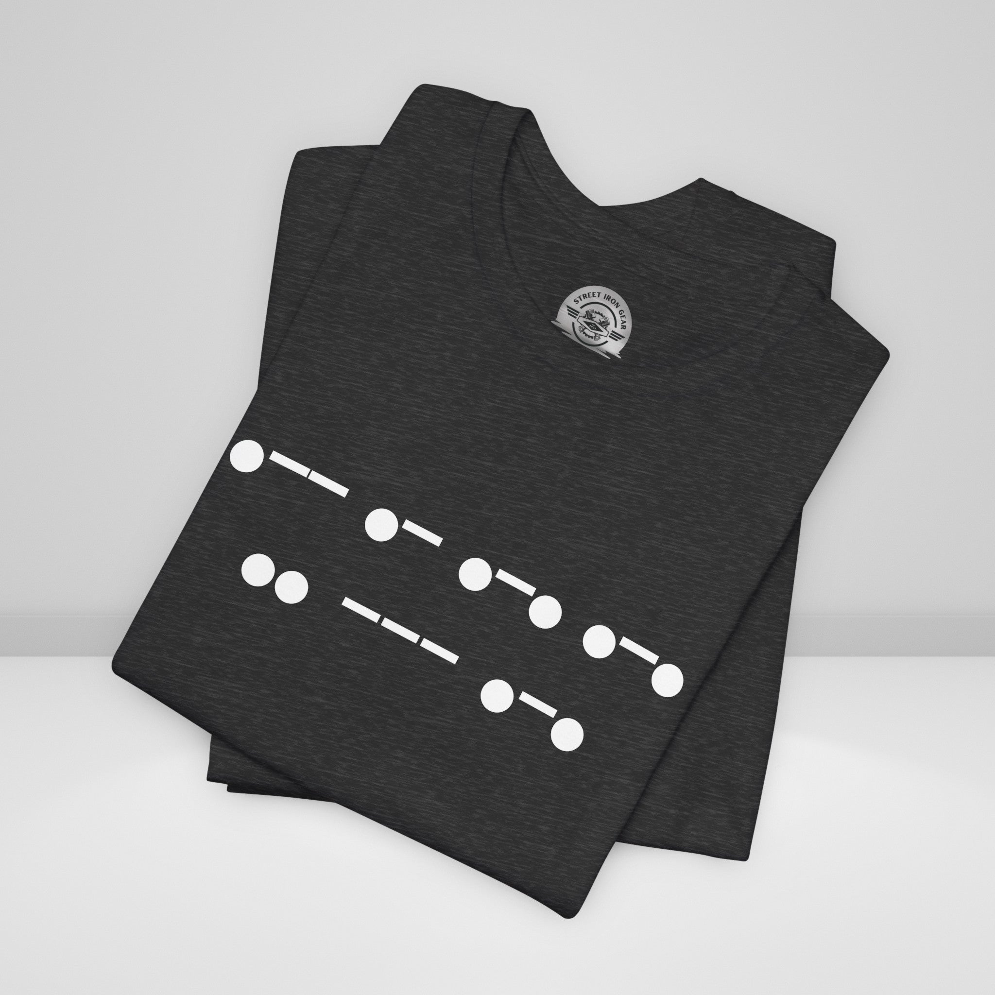 Morse Code "Warrior' Crew Neck TShirt