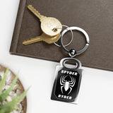 Spyder Ryder Metal Motorcycle Keychain