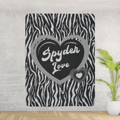 Can-Am Spyder Animal Print Fleece Sherpa Blanket