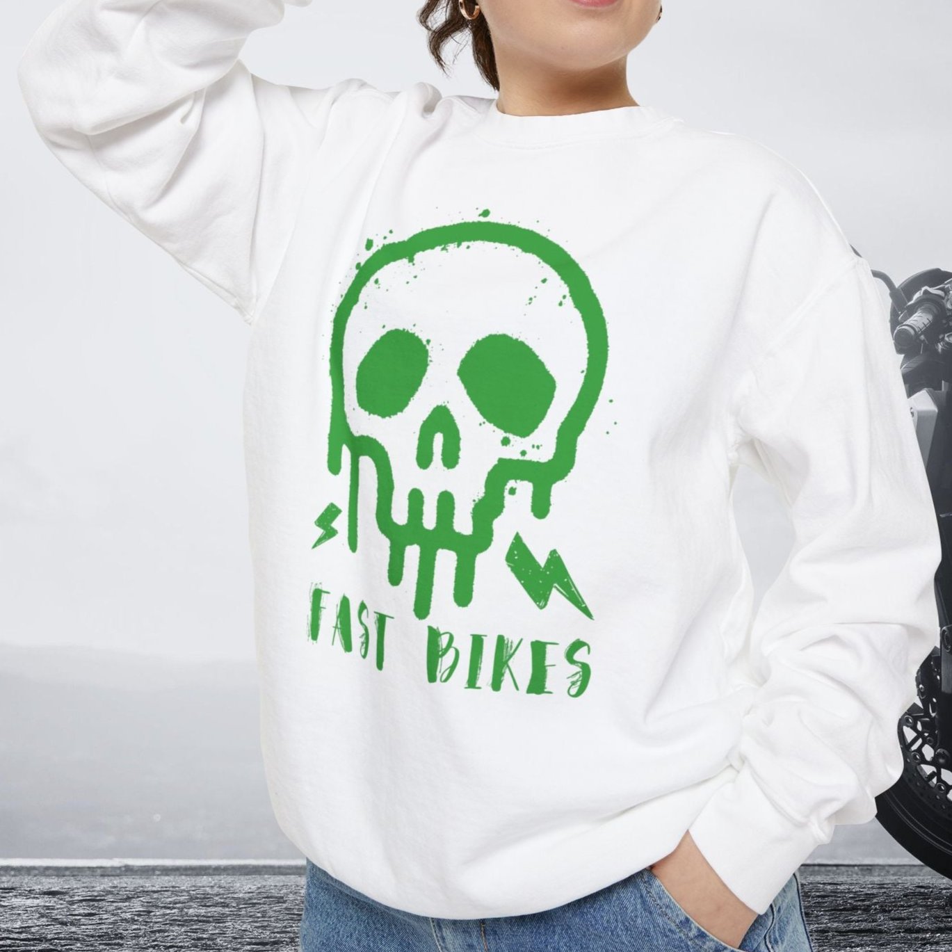 Motorcycle Culture Crew Neck Sweatshirt