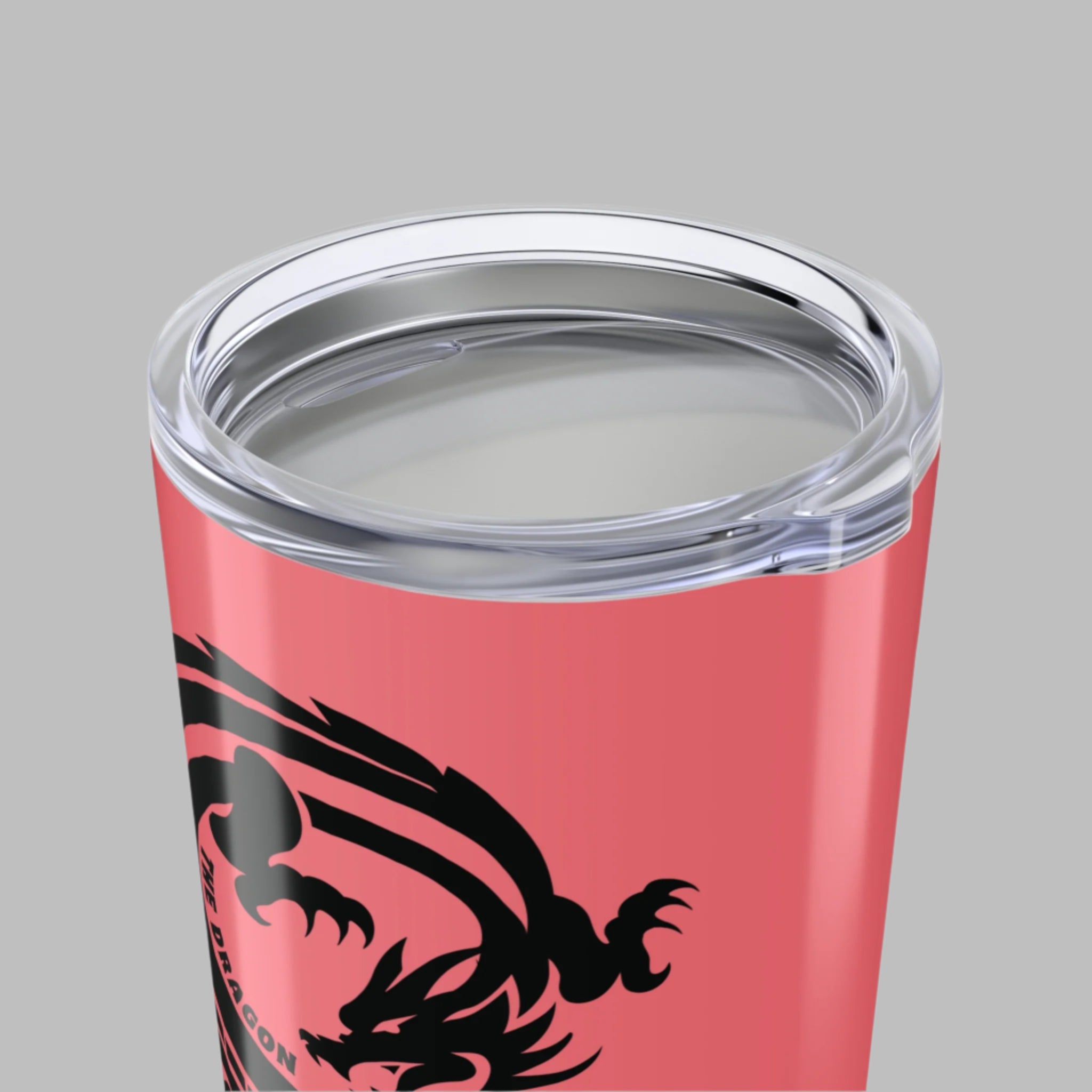 Tail of the Dragon Pink Travel Mug (20 oz)