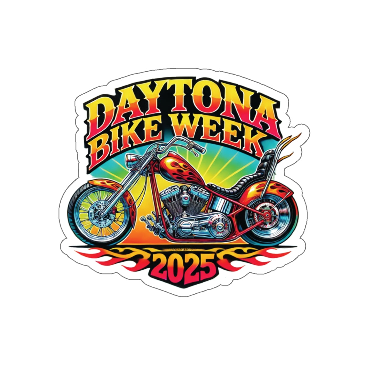 Daytona Bike Week 2025 Motorcycle Decal