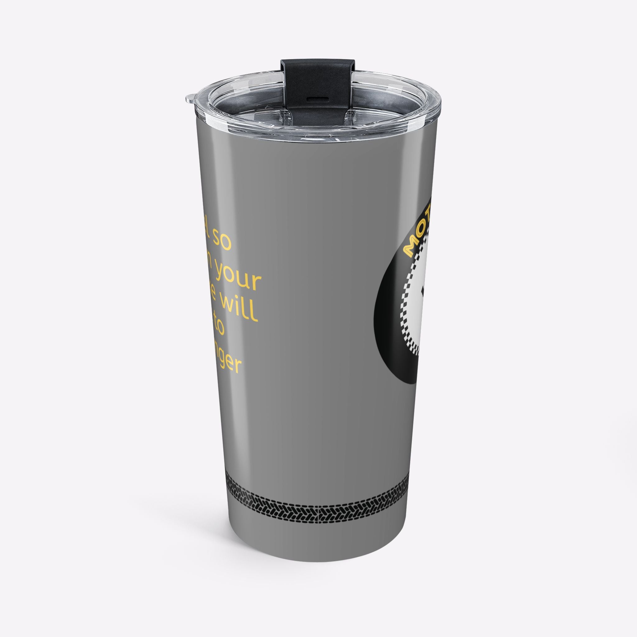 Motorcycle Inn Biker Motel Insulated Travel Mug