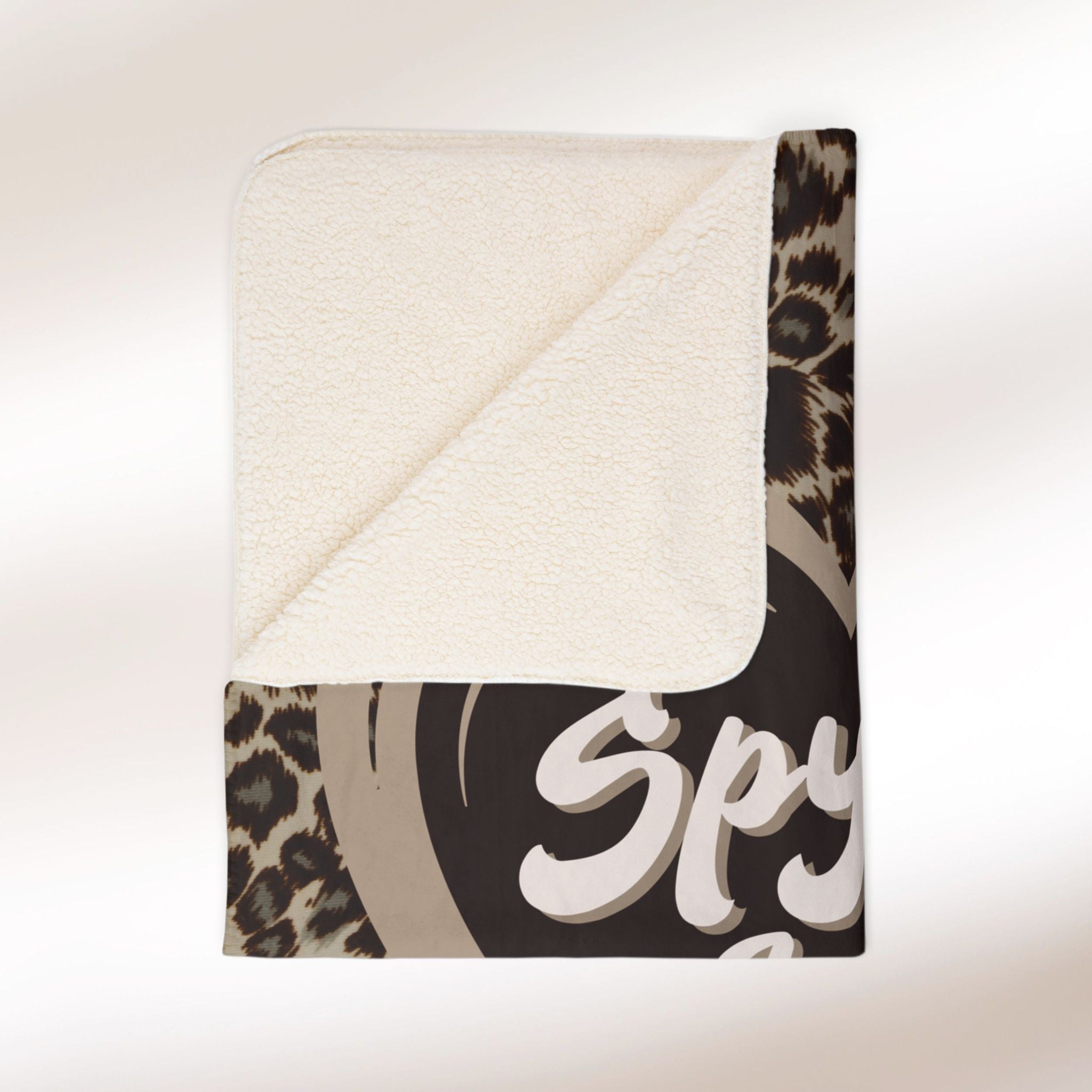 Can-Am Spyder Animal Print Fleece Sherpa Blanket