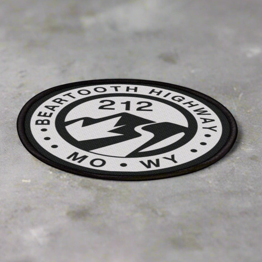 Beartooth Highway 212 Printed Patch
