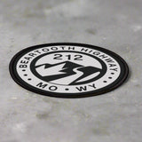 Beartooth Highway 212 Printed Patch