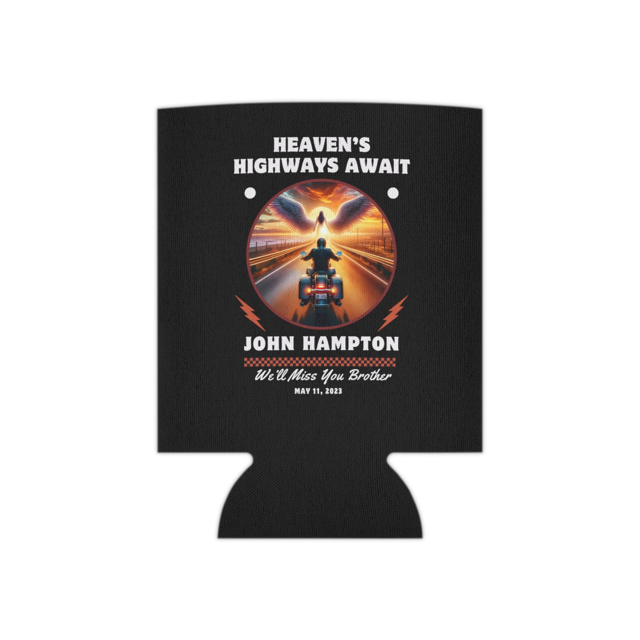 Angel Design Biker Memorial Beverage Holder