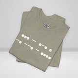 Morse Code 'Strength' Crew Neck TShirt